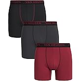 Van Heusen Mens Boxer Briefs - 3 Pack 6'' Inseam Soft Mens Underwear Athletic Boxer Briefs with Contour Pouch