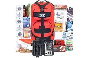 Stealth Angel Survival - 72 Hour Family Emergency Kit - 1-5 Person Survival Bag for Earthquakes, Hurricanes, and Other Natural Disasters