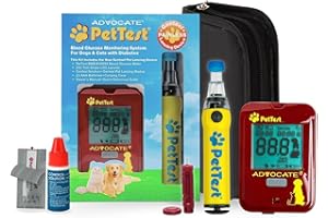 PetTest Painless Glucose Monitoring System for Dogs and Cats