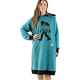 Lazy One Oversized Hoodie Sweatshirt, Comfortable Sleepwear, Sweater Dress For Women