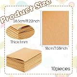 DIVINA VITAE Felt Sheets 7x11in 10Pcs Craft Fabric Skin Color Halloween view 2