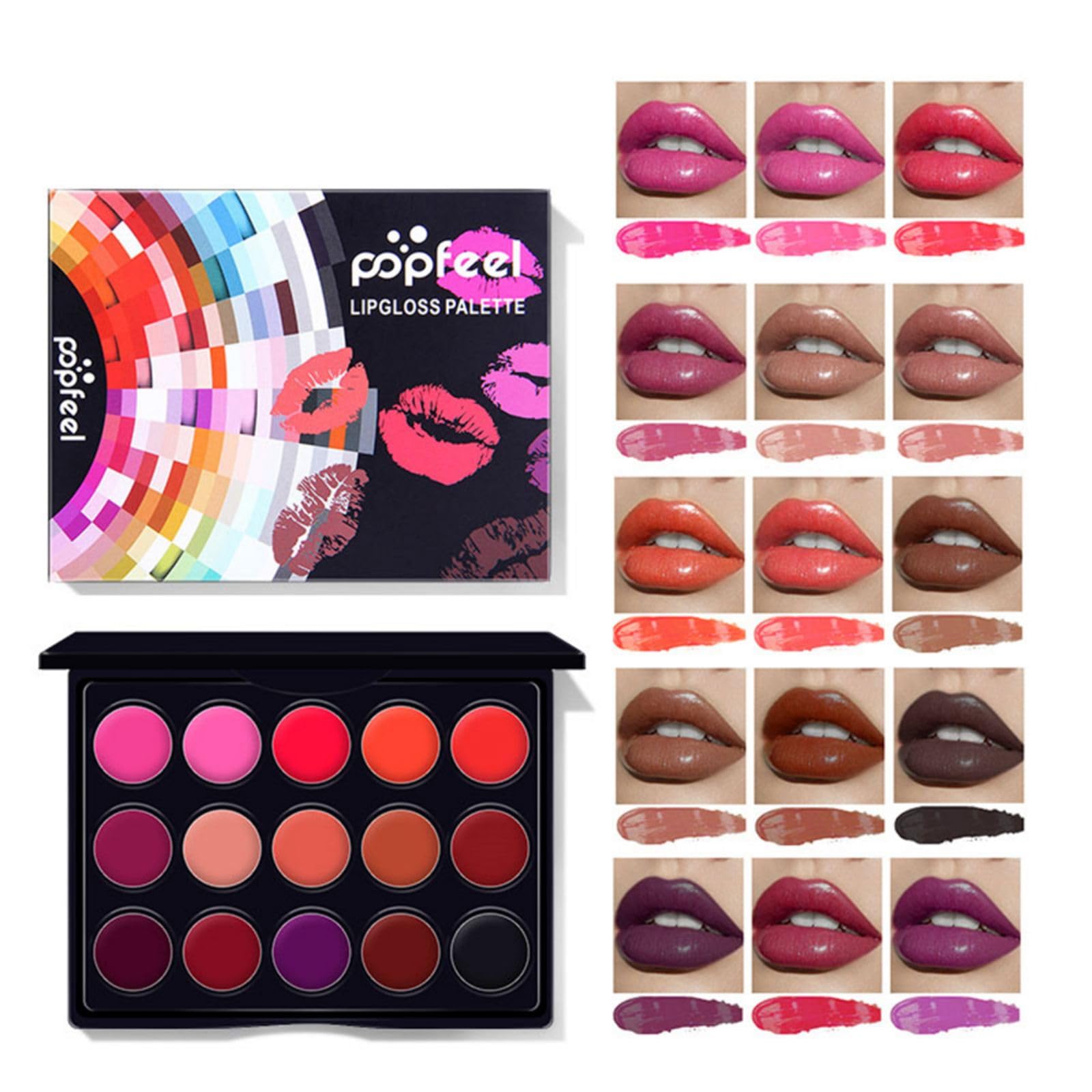 FantasyDay All in One Makeup Kit for Women Full Kit Girls Makeup Gift Sets Xmas Essential Bundle Include Eyeshadow Palette Lipstick Blush Concealer Eyeliner Mascara Foundation Brush Eyebrow Pencil