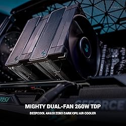 DeepCool AK620 Zero Dark CPU Air Cooler Mighty 260w