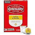 Community Coffee & Chicory 24 Count Coffee Pods, Medium-Dark Roast, Compatible with Keurig 2.0 K-Cup Brewers