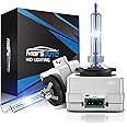Marsauto D3S HID Bulbs, 66340 42403 42302 35W Xenon Bulb, D3S 8000K White Blue, Up to 350% Brightness, Pack of 2