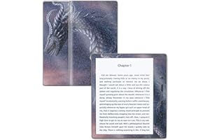MIGHTY SKINS MightySkins Glossy Glitter Skin for Amazon Kindle Oasis 7" (9th Gen) - Dragon Fantasy | Protective, Durable High-Gloss Glitter Finish | Easy to Apply, Remove, and Change Styles | Made in The USA