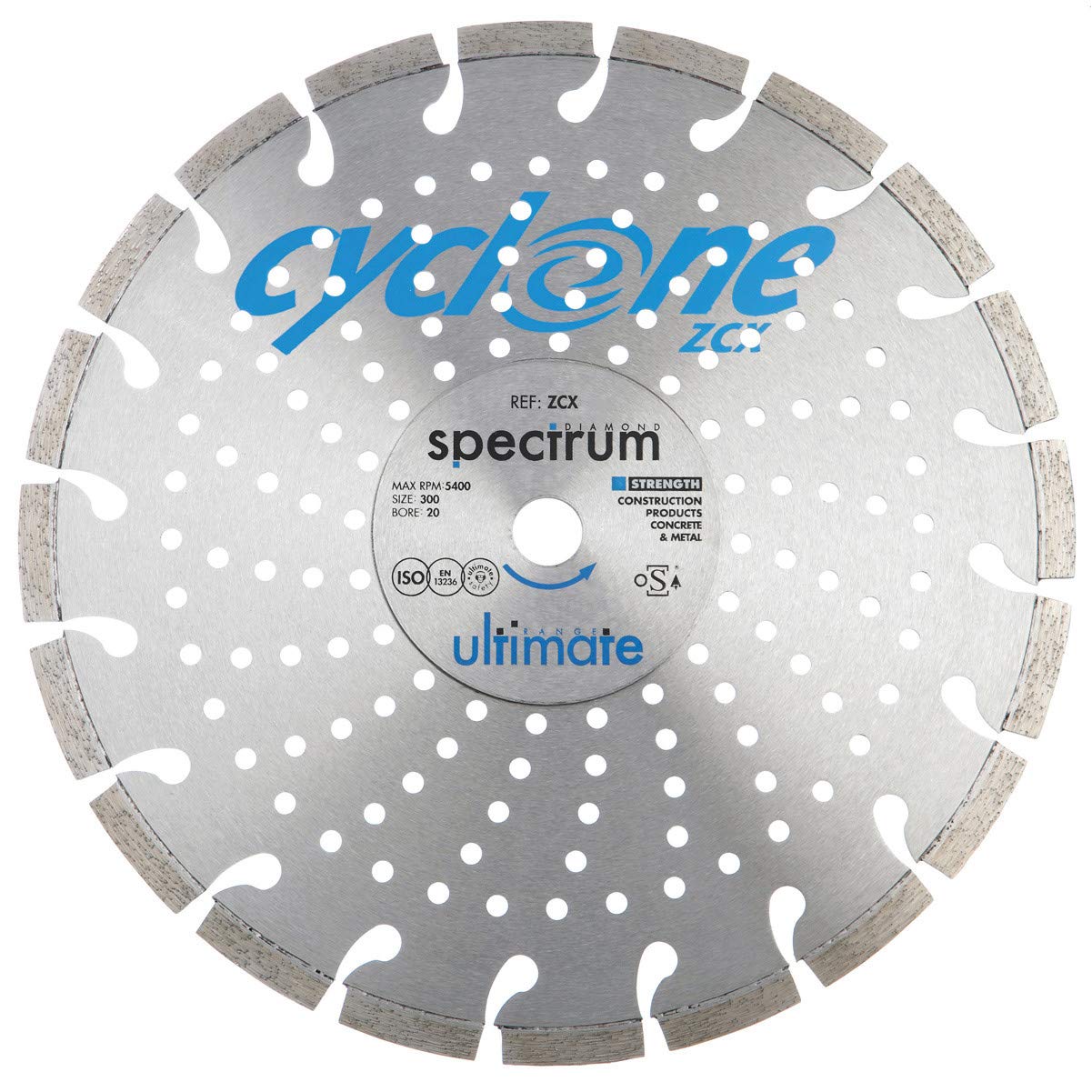 Ultimate Cyclone Diamond Blade - Concrete - 350/25.4/20mm