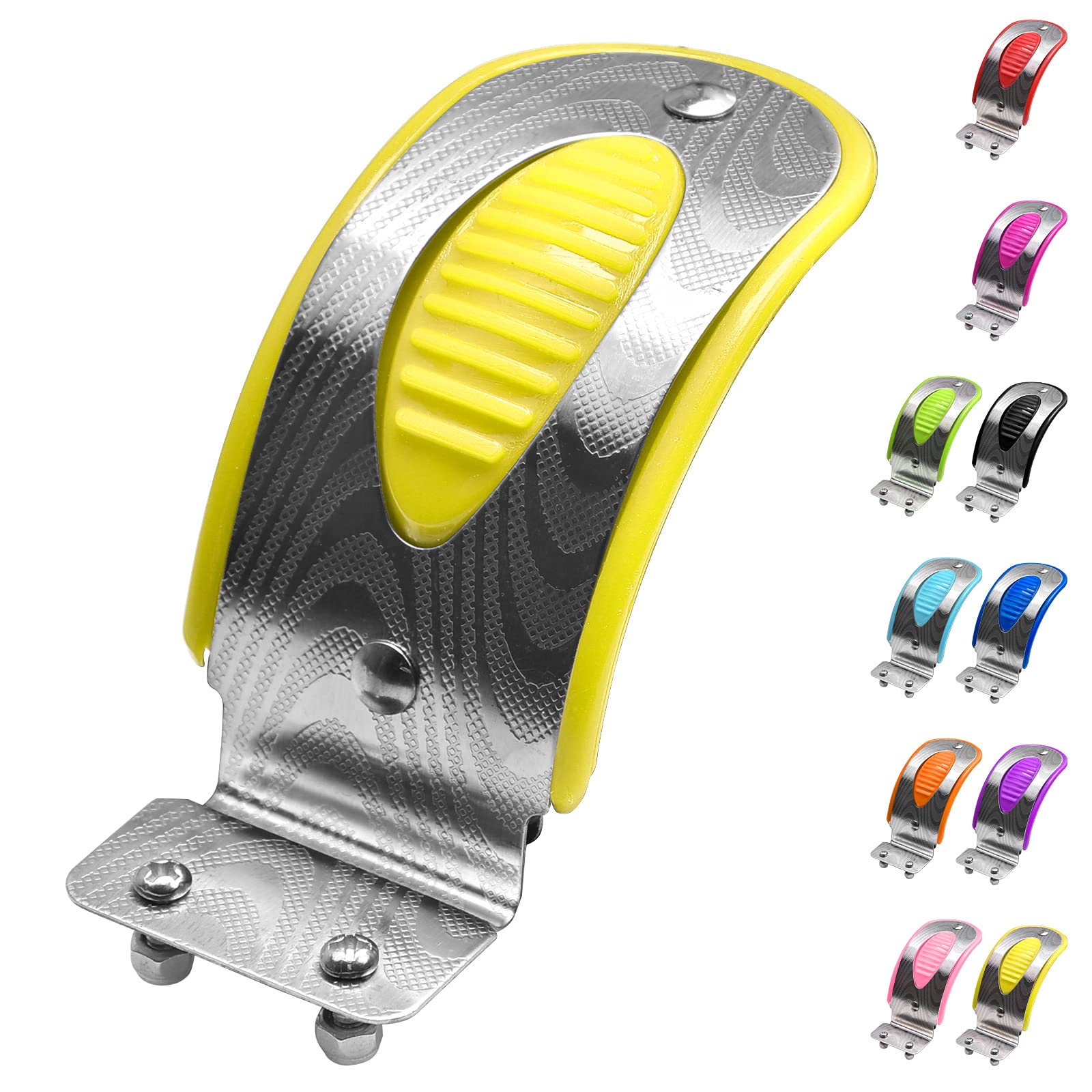 OTFAITP Rear Brake Pads of Scooter Replacement for Micro Maxi Deluxe Foldable LED/Maxi Deluxe Pro/Maxi Deluxe Eco Series 3-Wheel Scooter (Yellow)
