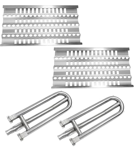 Grillroste Ersatz Für DCS Grills – 3 Roste 50,1 X 26,7 Cm | Mit Keramikstäben & Flammenbändigern | Edelstahl