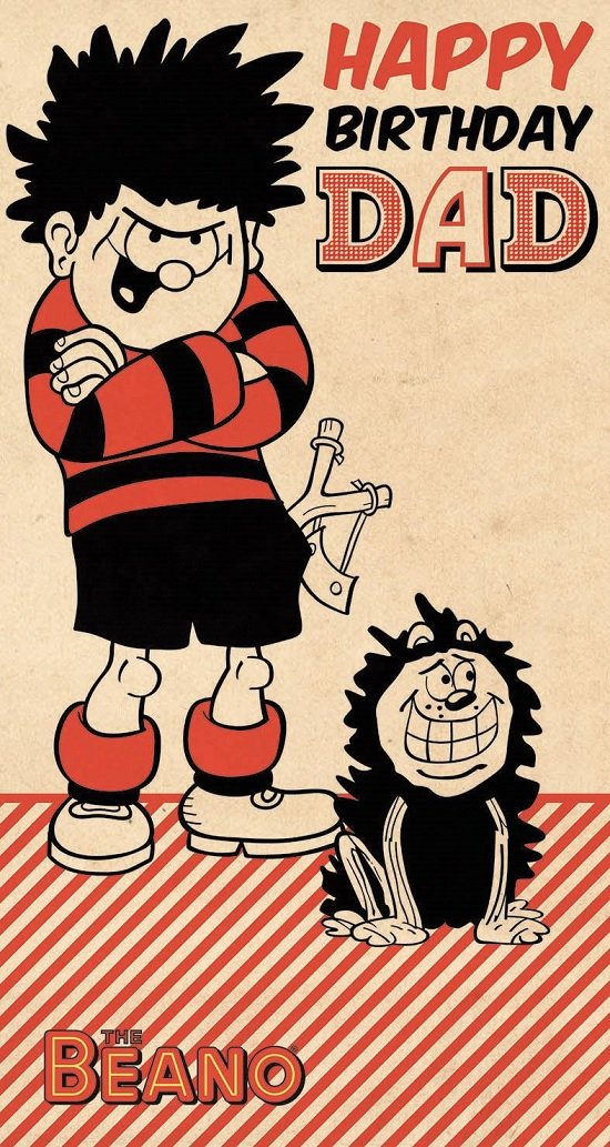 The Beano Dennis the Menace "Dad" Birthday Card