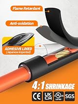Eventronic Heat Shrink Tubing 4:1 90mm Adhesive Waterproof IP68 100pcs view 5