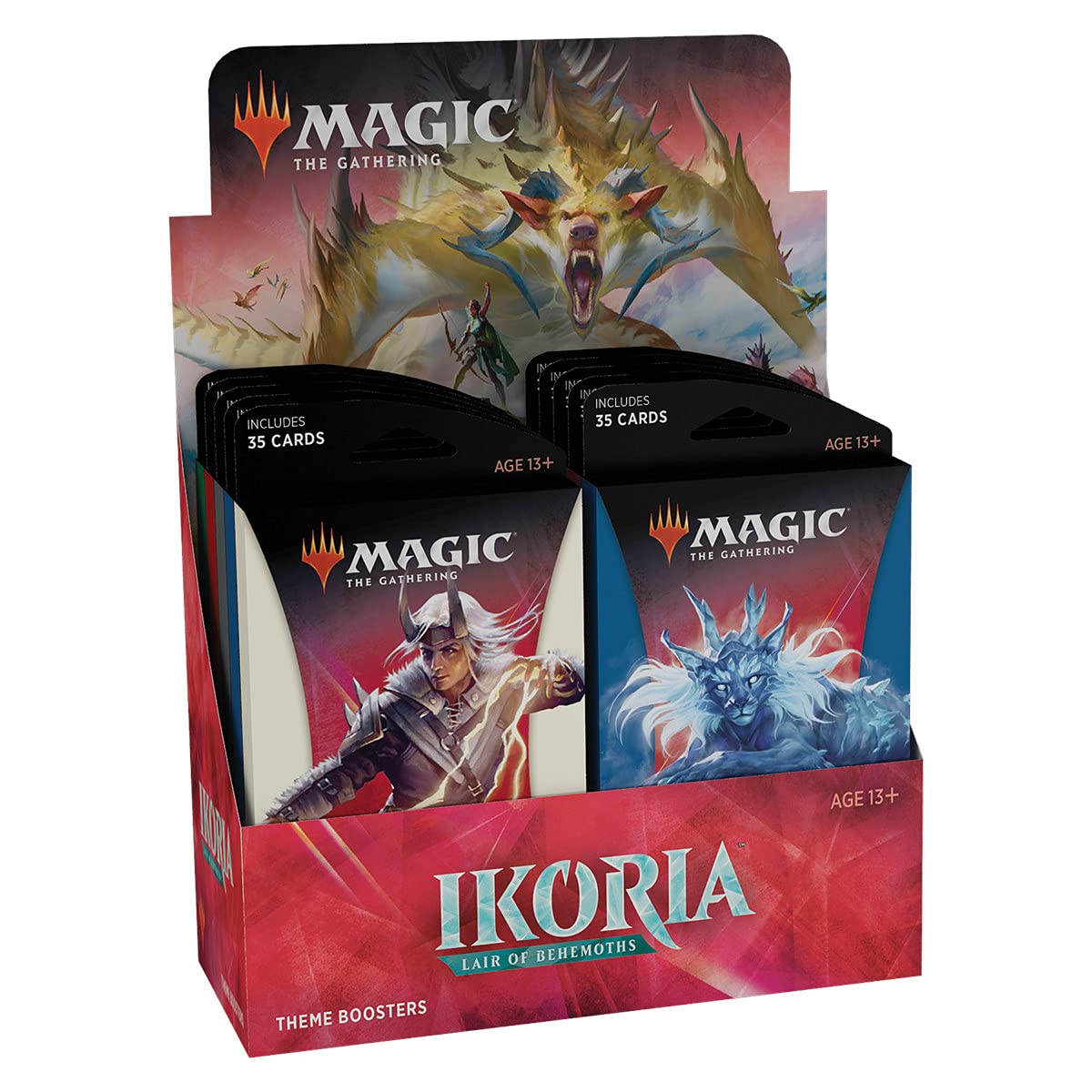 Magic The Gathering - Ikoria Lair of Behemoths Theme Booster Display of 12 Packets