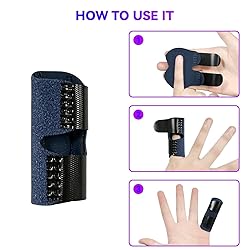 Bozenu 2 PCS Small Finger Splint, Adjustable