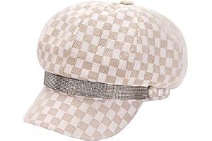 Lopsity Beret Hats Women Summer Octagonal Cap Breathable Beret Hat Mesh Hat for Women Retro Classic Visor Newsboy Cabbie Cap