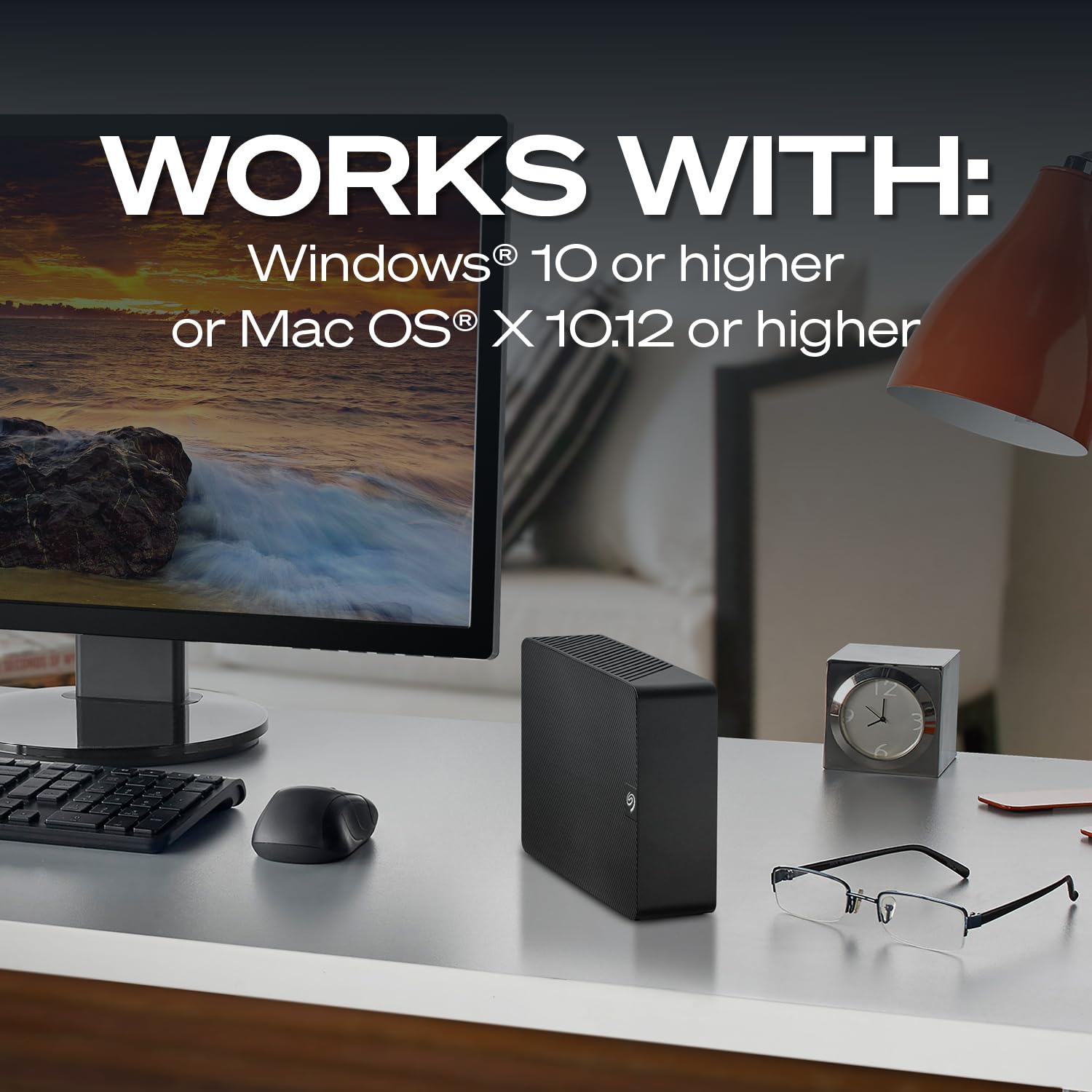 Seagate Expansion Desktop 28TB Externe Festplatte, 3.5 Zoll, USB 3.0, PC & Notebook, inkl. Data Rescue Service (STKP28000400) 9