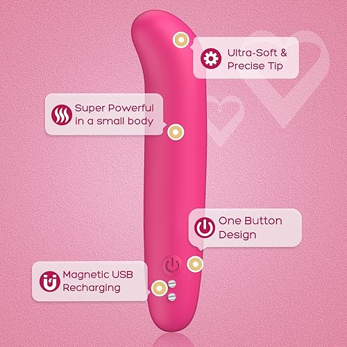 Vibrators Bullet Vibrator Sex Toys - Curved G All Silicone Rechargeable  Mini Vibrator with 10 Powerful & Quiet Modes,Small Women Sex Toys for  Nipple Clit G Spot Vibradores,Adult Toys,Rose in Saudi Arabia |