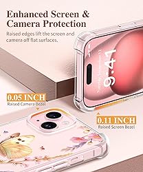 GVIEWIN 3 in 1 Designed for iPhone 15 Plus Case 6.7