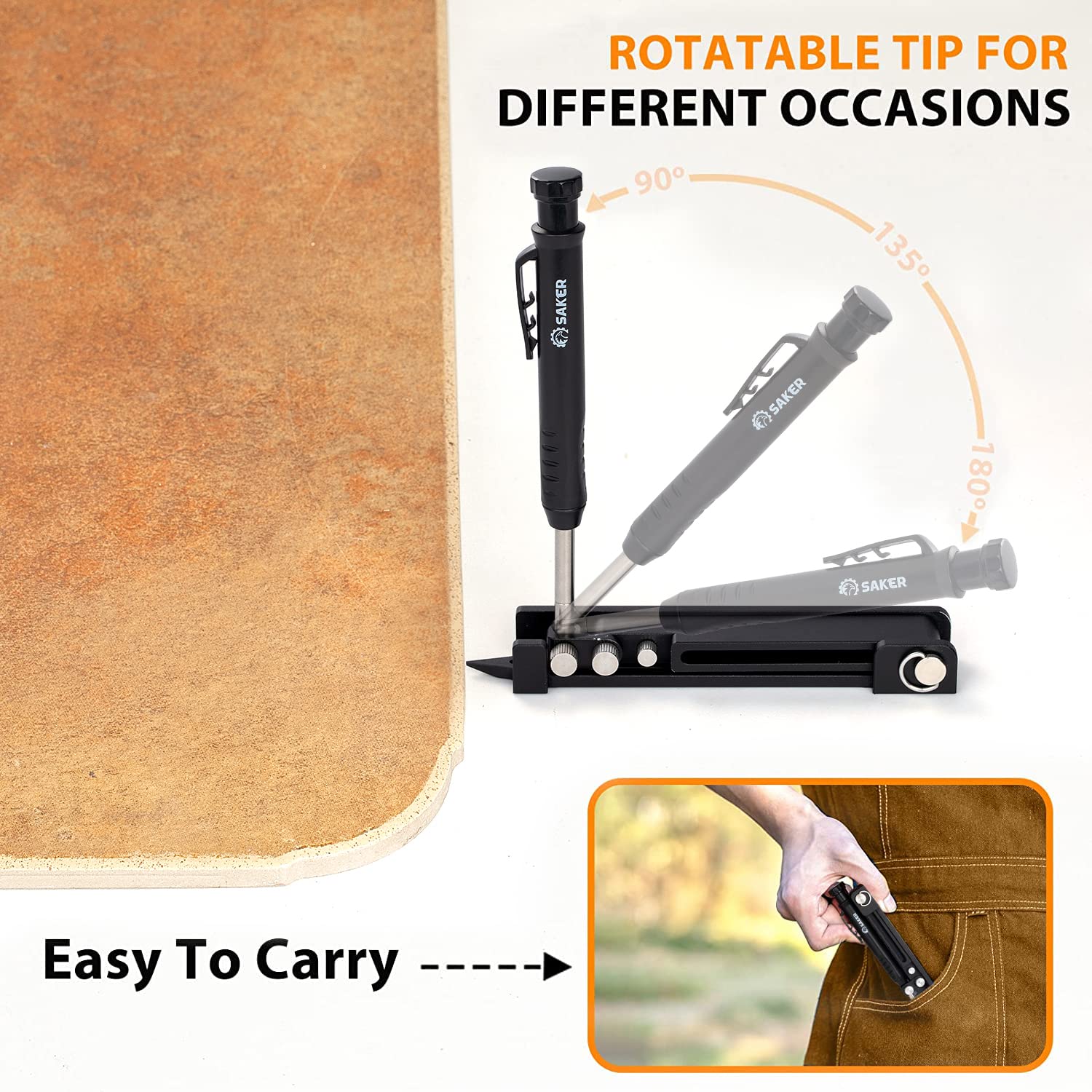 Mua Saker Multi-function Scribing Tool- Construction Pencil- Aluminum ...