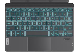 Inateck Surface Go Keyboard, Bluetooth 5.3, 7-Color Backlight, Compatible with Surface Go 4 (2023), Surface Go 3/2/1 Gen, wit