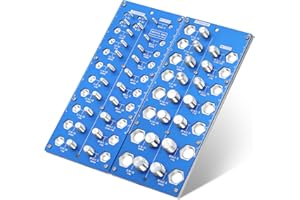 Aogbra Inch and Metric Thread Checker, Nut and Bolt Thread Checker, Bolt Size and Thread Gauge, Bolt and Nut Identifier Gauge, Bolt Gauge (21 Inch and 17 Metric)