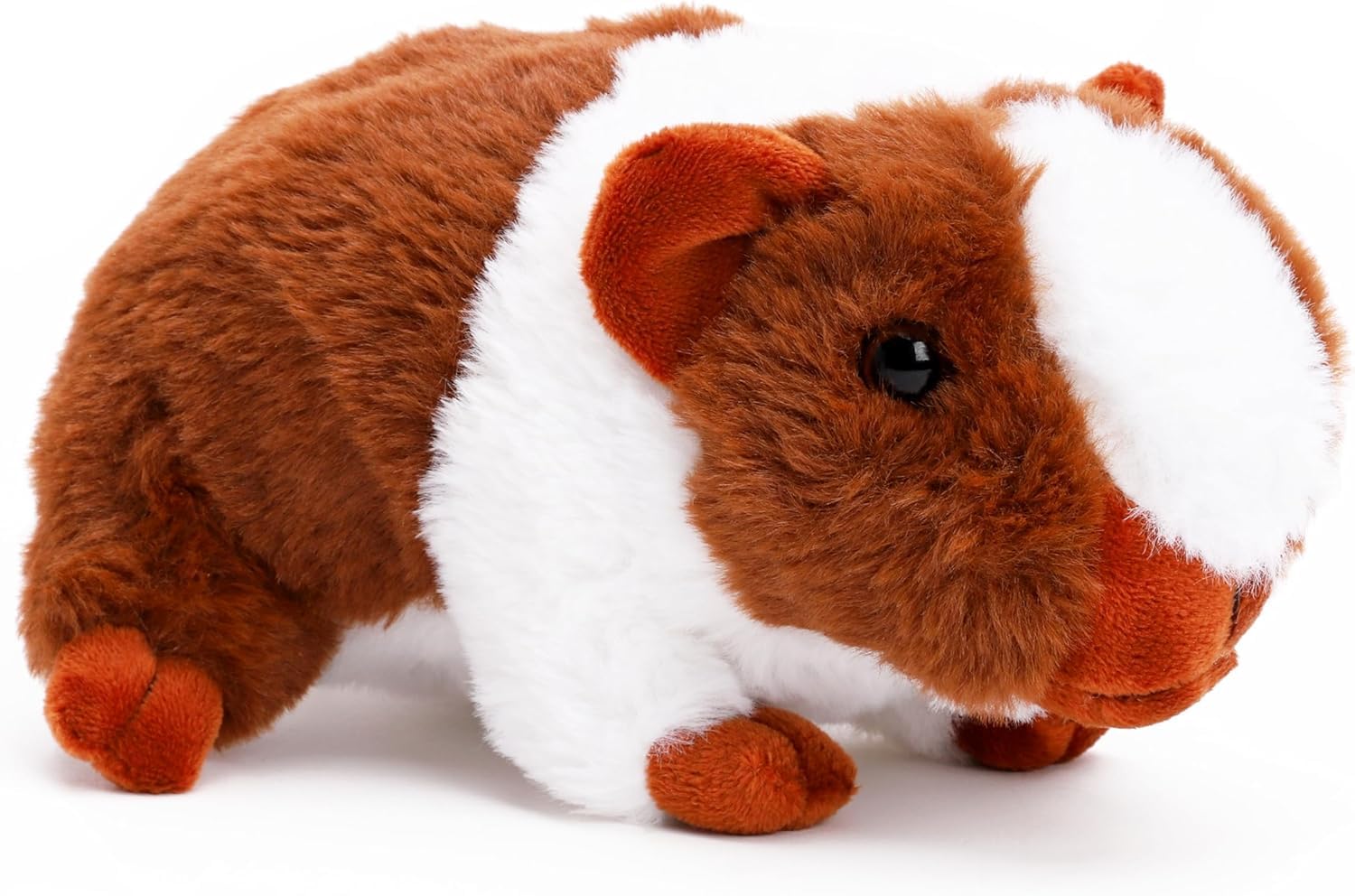 Toyland® 20cm (8") Brown & White Fluffy Guinea Pig Plush - Children's Soft & Cuddly Toys - Suitable from 18m
