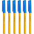 Staedtler Fine 0.3mm 430 F Stick Ballpoint Pens Writing Pen Smooth - Blue Ink - Pack Of 6