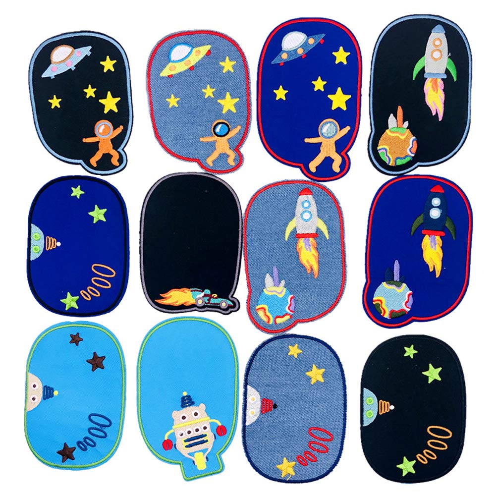 Iron on Patch Kids Patch Repair Applique Sew On Patches DIY for Jeans Jackets Clothing