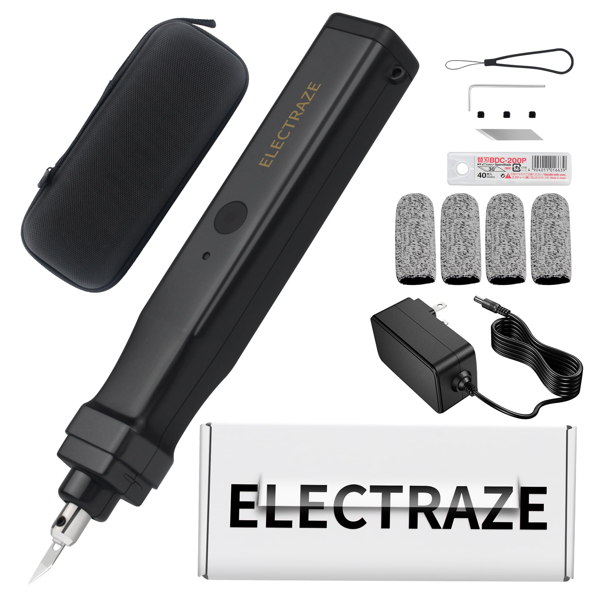 Photo 1 of **FOR PARTS ONLY ** Handheld Ultrasonic Cutter RIMOVANS,Patented Non-Slip Grip,40 Replacement Blades,30W 40KHz High-Precision Ultrasonic Cutting Knife for Plastic, Resin, Carbon Fiber,3D Print Models & More