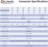 CNLINKO LP-12 Waterproof Connector IP68 2 Pin Aviation Plug Socket M12 PBT view 3