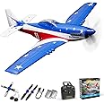 VOLANTEXRC RC Plane, 4 Channel Remote Control Airplane P51d Mustang with Gyros, Aileron, Aerobatics, 3 Modes to Flys for Adults, Boys & Beginners (Multi Color)