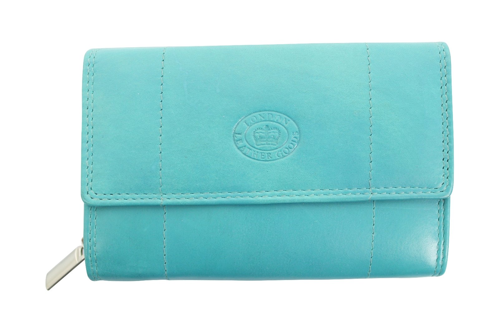Ladies Leather Purse/ Wallet Double Clutch Bag By London Leather Goods