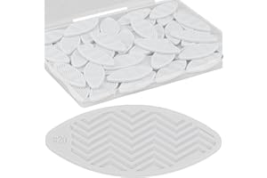 Yudylg PVC Plastic Biscuit Joiner Tool #20 – 50 Pack White Joiner Biscuits for Connecting PVC Decorative Panels, Woodworking, Biscuit Connector for Furniture Frames, Door Frames, Countertop Joiner