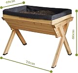 Garden Grow Medium Vegetable Planter Raised Bed Wooden Garden Planter view 3