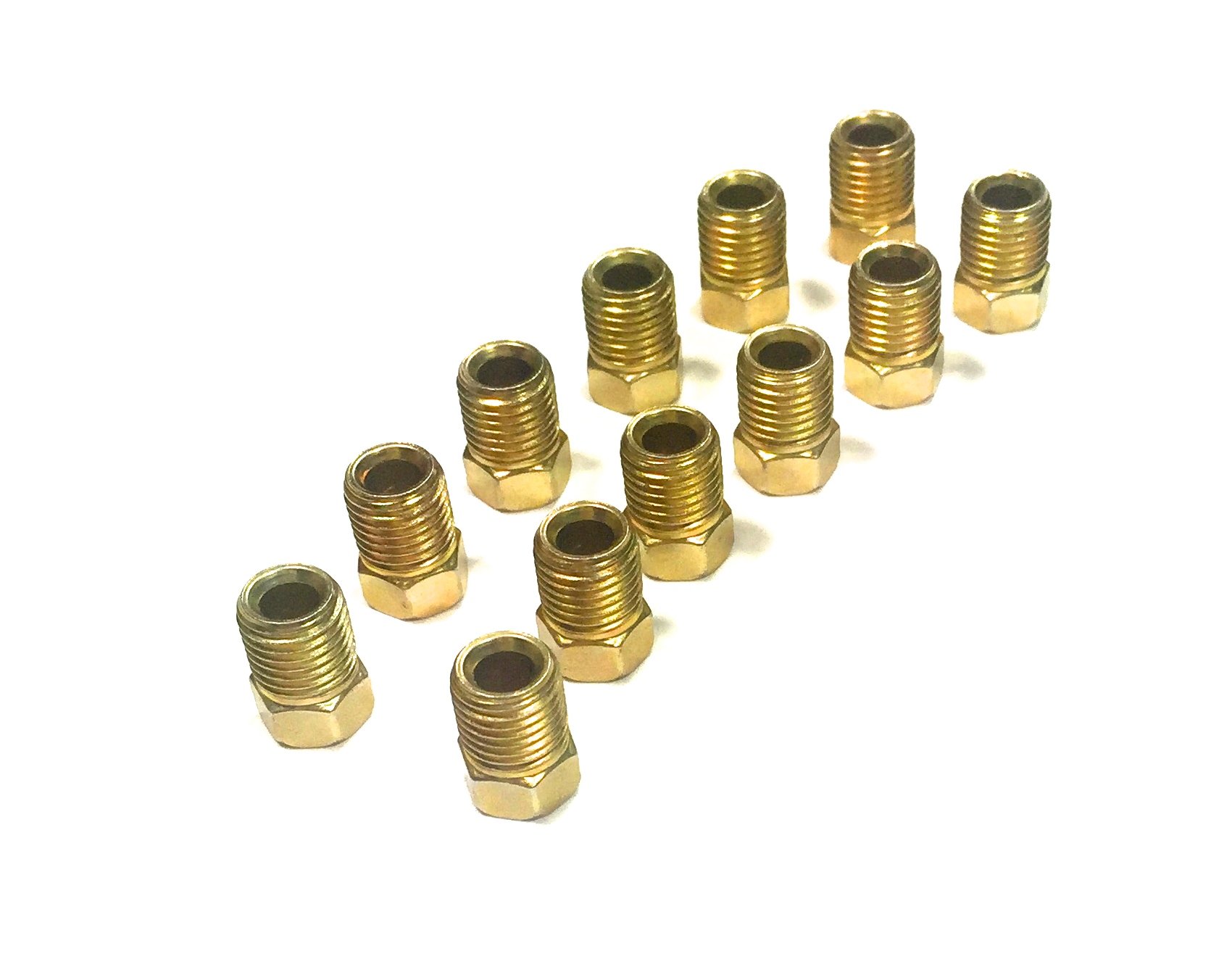 Photo 1 of The Stop Shop Pack of 12 3/8" - 24 Fittings for 3/16" tube