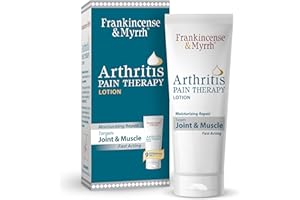 FRANKINCENSE & MYRRH Frankincense and Myrrh Arthritis Pain Reliever Therapy Lotion – Topical Arthritis Pain Relief Cream and Hydrating Skin Repair, Body Relief for Sciatica, Knee, Back, Joints, Neck, Hands, 3 Oz - 1 Pack