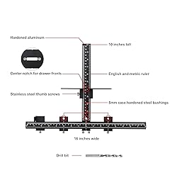 Lonfu Cabinet Hardware Jig for Handles, Adjustable
