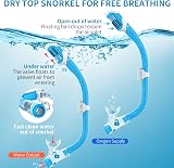 Findway Kids Snorkel Mask 180° View Anti Fog No Leak Diving Goggle 5-16 view 7
