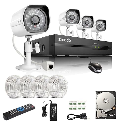 Zmodo Simplified PoE Security System Channel NVR x 720p IP