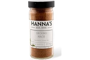 HANNA'S GOURMET Hanna's Mace Ground, Premium Quality, 4 fl oz Glass Jar