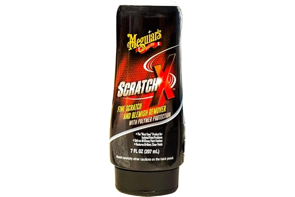 Meguiar's Scratch-X G10307, Fine Scratch and Blemish Remover, Restores Clarity for Car Paint, Works Quickly and Easily, Safe