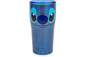 Silver Buffalo Lilo and Stitch Stainless Steel, Travel Mug, 20 Ounces