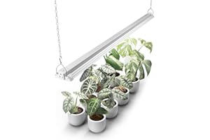 Barrina TX72 4FT Grow Light for Indoor Plants, 72W (500W Equivalent), High PPFD, 5000K Daylight Full Spectrum, Grow Lights for Seed Starting, Vegetable, Greenhouse with On/Off Switch, Linkable, 1 Pack