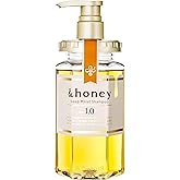 &honey Deep Moist Hair Shampoo Step1.0 (Moist Wash) Pump 440ml - Peony Honey Scent (Green Tea Set)