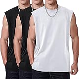 SnowElve 3 Pack Mens Workout Tank Tops Sleeveless
