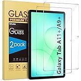 SPARIN 2 Pack Screen Protector for Galaxy Tab A11 Plus/Tab A9 Plus 11 Inch | Tempered Glass for Samsung Tablet A11+/A9+[2025/2023], 9H Hardness, Case Friendly, HD Clear, High Response