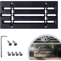 Front Bumper Tow Hook License Plate Mount Brackets Holder Fit For Volkswagen 201
