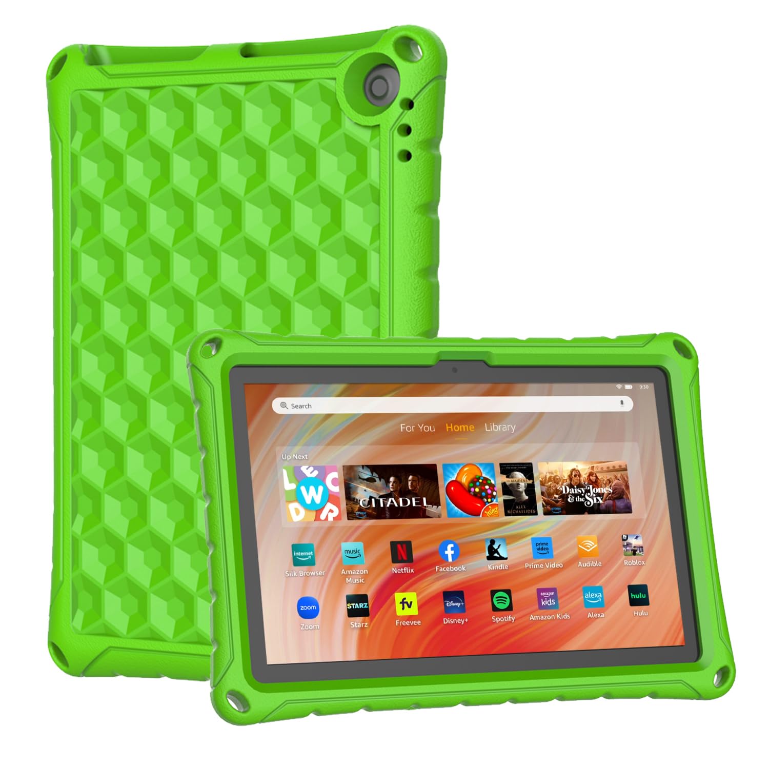 DJ&RPPQ New 10in Tablet Case for Kids Not fit iPad