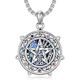 MEIDERBO Allah Necklace 925 Sterling Silver Islamic Muslim Pendant Necklace Religious Jewelry Gifts for Men Women