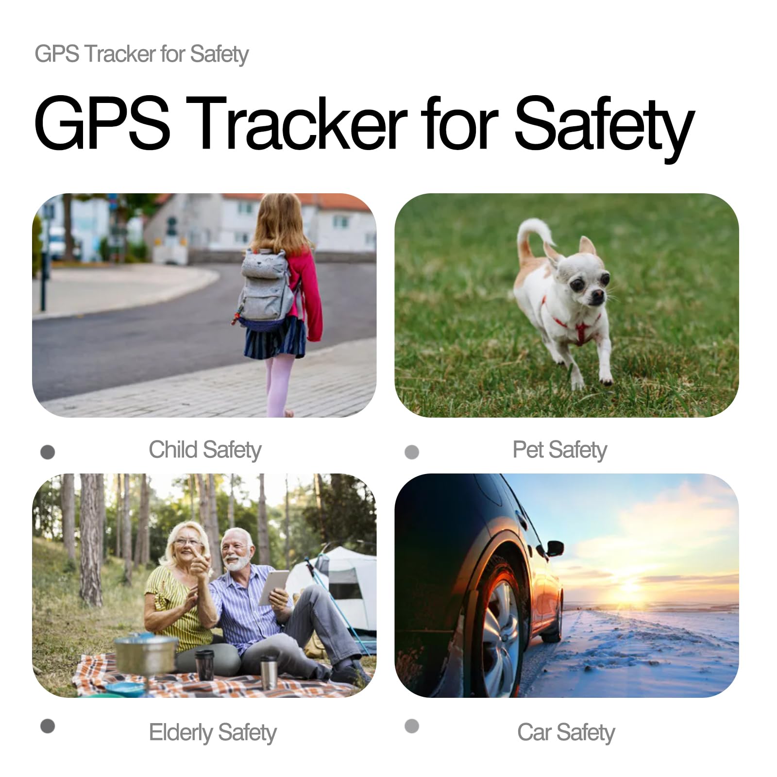 Owfeel GPS Tracker for Vehicles, Magnetic Real-Time Hidden Car Locator Tracking Device for Kids, Elderly, Pets and Assets, Available for Android & iOS, No Monthly Fee & No Subscription Required
