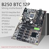 Zunedhys B250 BTC Mining Motherboard Kit LGA 1151 DDR4 PCI-E X16 Cooling Fan view 3